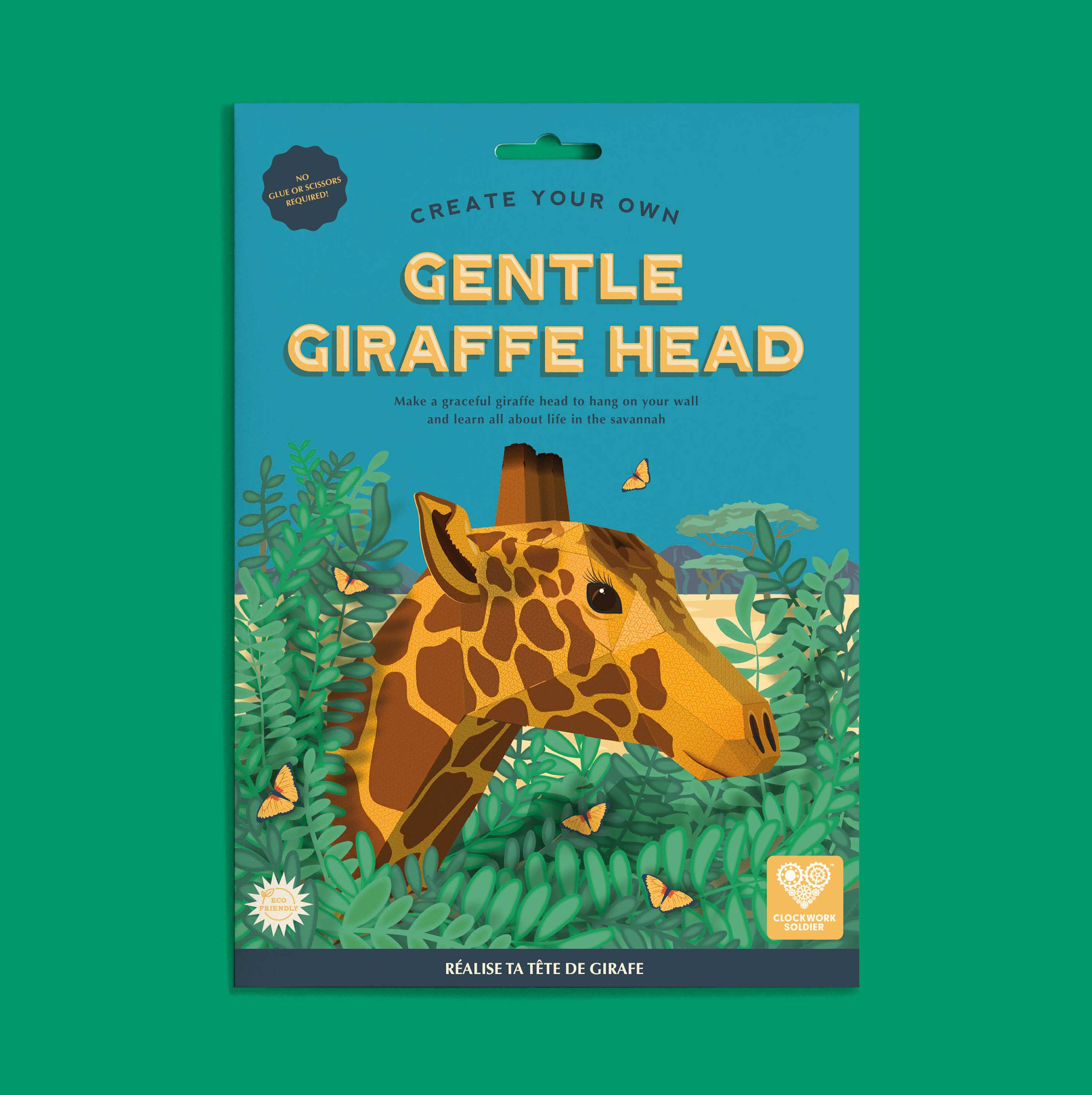 Clockwork Soldier - USA - Wholesale DIY Craft Kit - Kids - Create Your Own Gentle Giraffe Head1