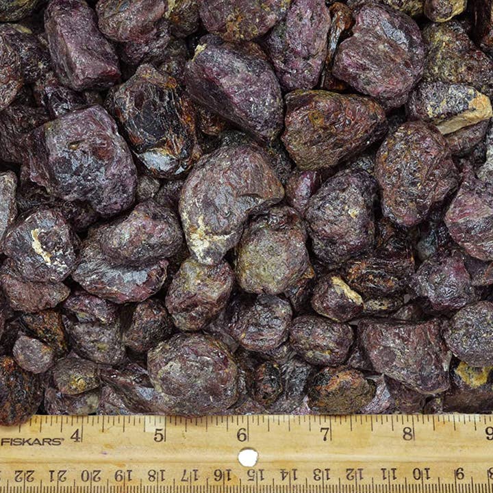 Fantasia Mining - Wholesale Spiritual Stone/Crystal - Rough Garnet Fragments - Brazil - Raw Natural Stones (1 lb)2