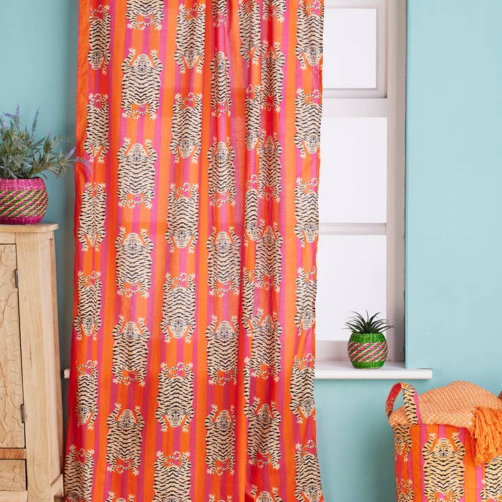 Namaste - Wholesale Curtain - Tiger Stripe Curtain0