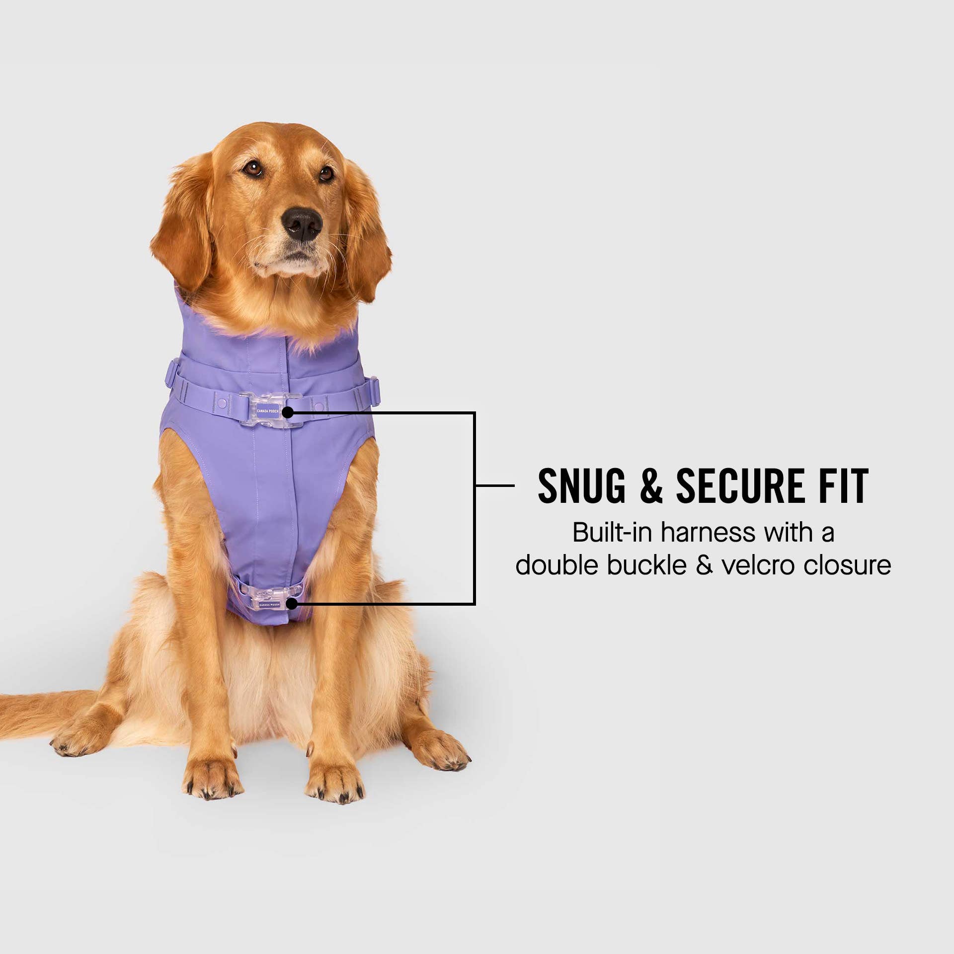 Canada Pooch - Vente Imperméable – chien - Imperméable harnais pour chien - manteau de pluie9