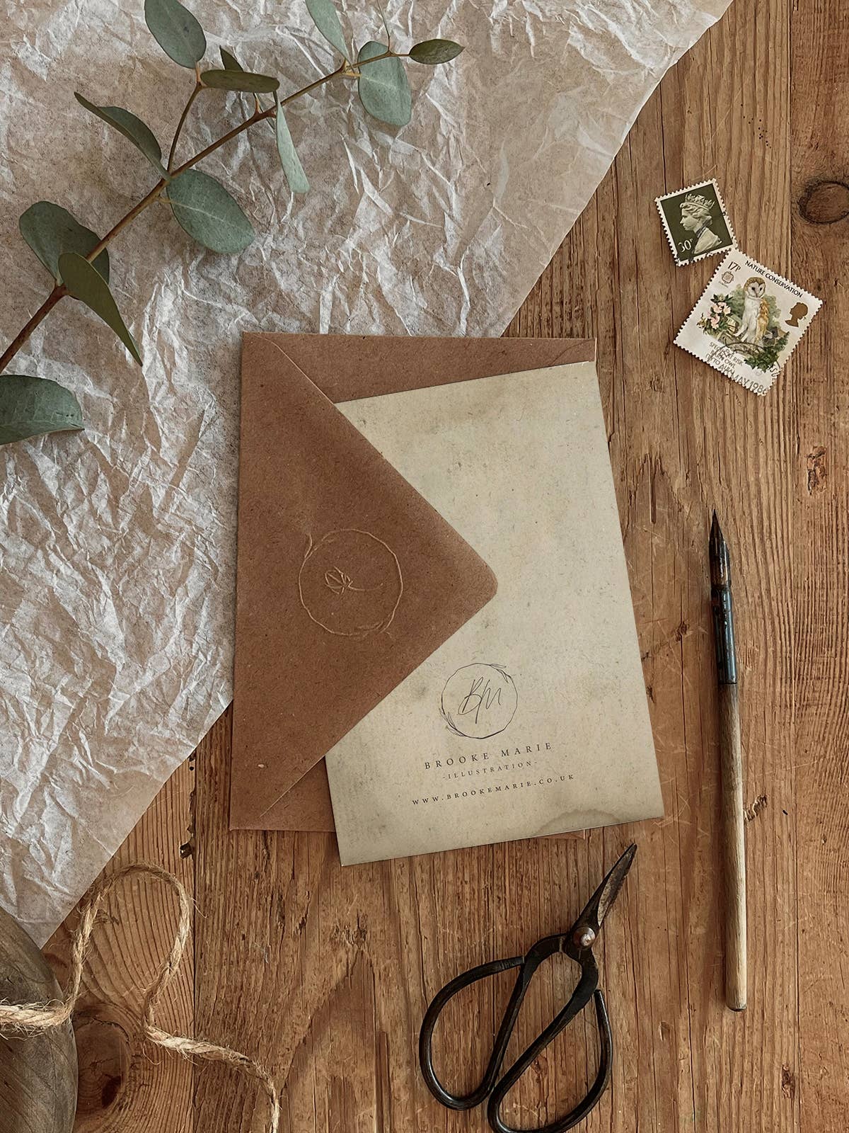 Brooke Marie - Wholesale Everyday Greeting Card - Summer Strawberry Cake Vintage Finish Card1