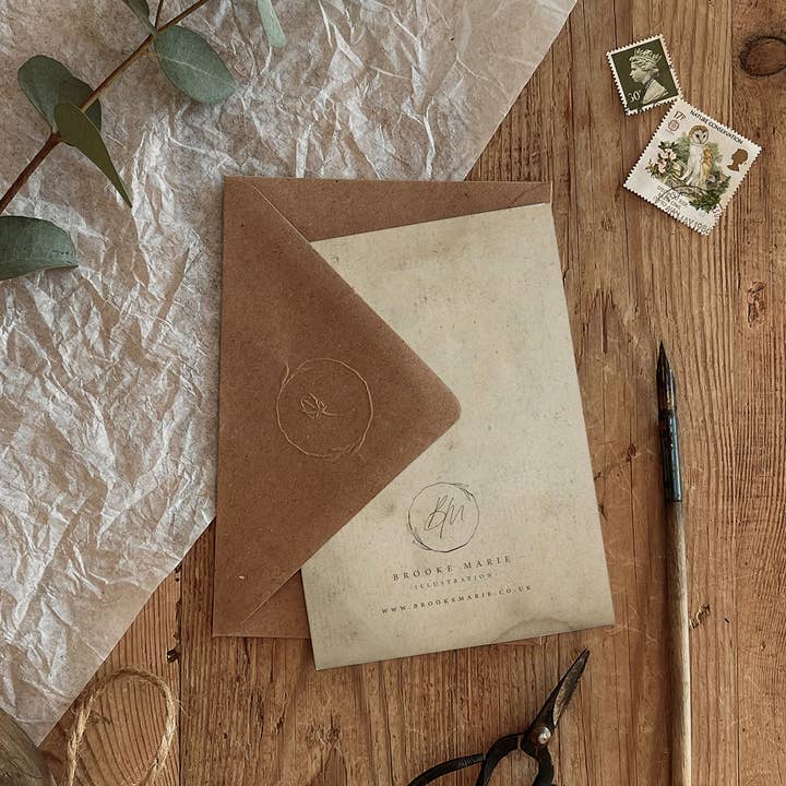 Brooke Marie - Wholesale Everyday Greeting Card - Summer Strawberry Cake Vintage Finish Card1