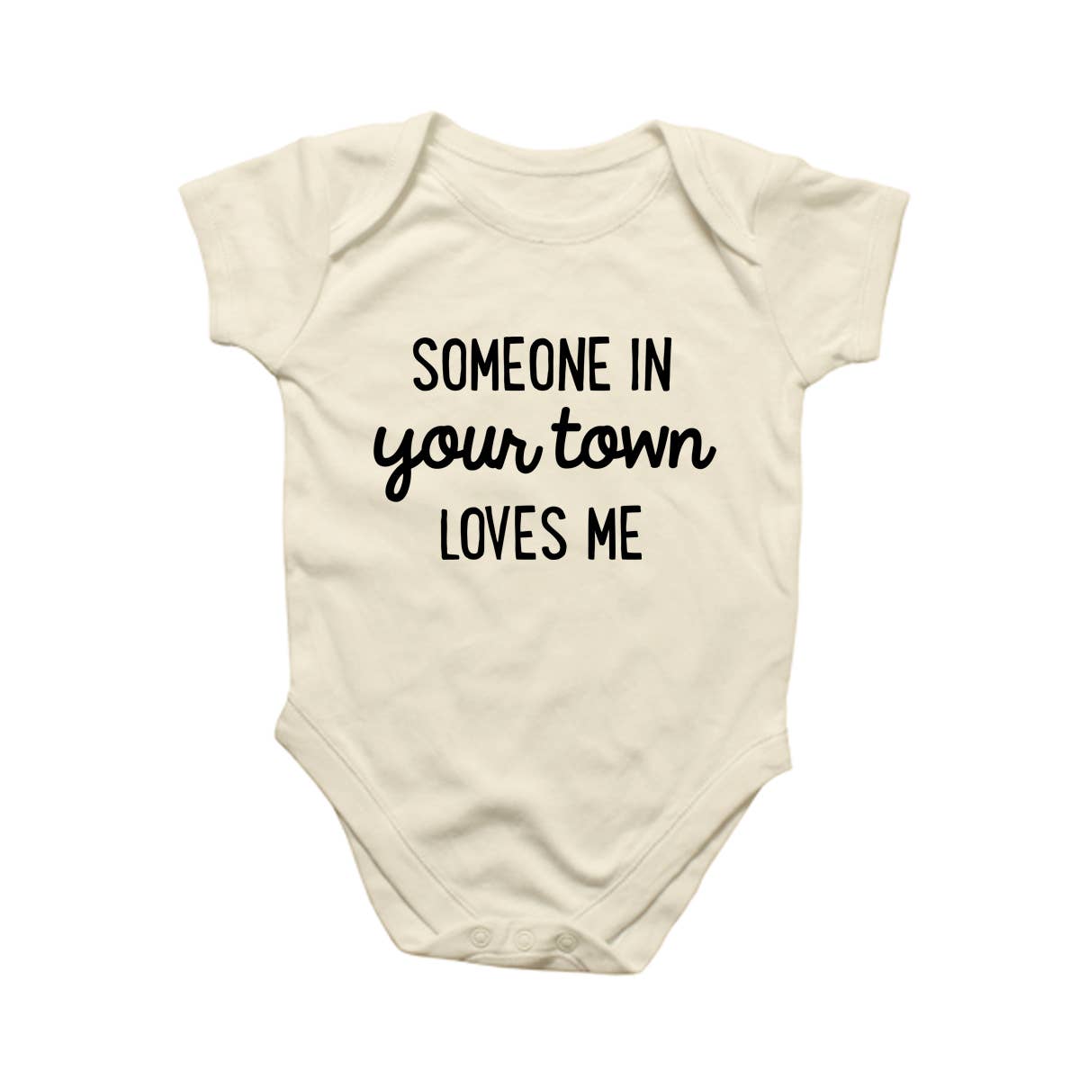 Rock Scissor Paper – wholesale Overall - Baby – Personlig City Baby Bodysuit - Someone Loves Me1