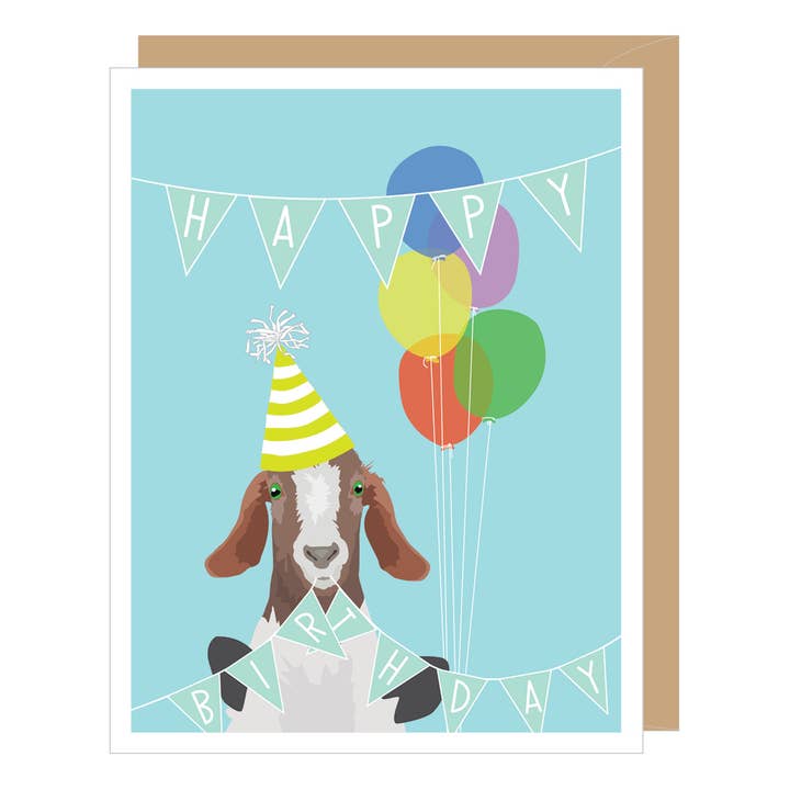 Apartment 2 Cards - Wholesale Birthday Card - Hungry Goat Birthday Card