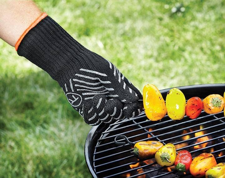 Fox Run Brands - Vente Gants de cuisine/maniques - Gant de barbecue Outset Professional pour températures élevées, L/XL, 13 pouces1