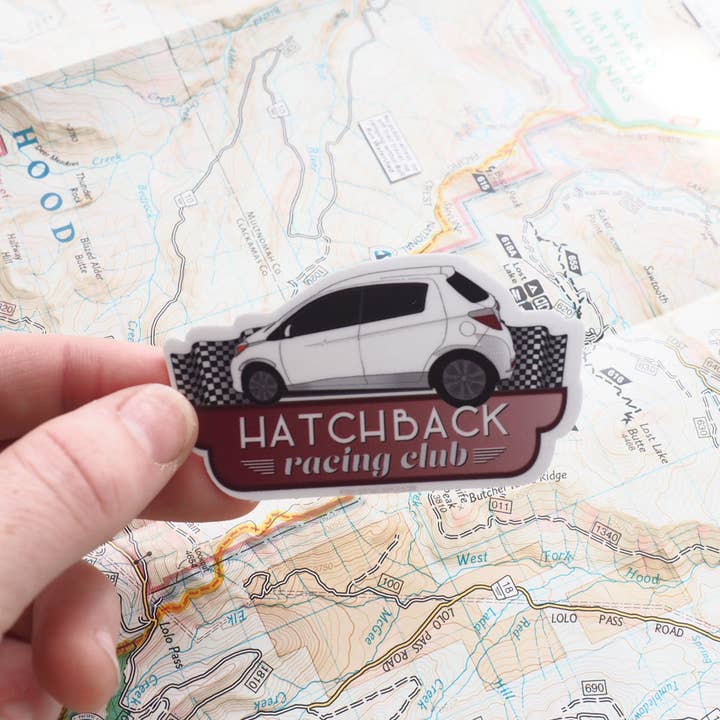 Sentinel Supply - Wholesale Sticker - Hatchback Racing Club Stickers - Funny Compact Car Decals2