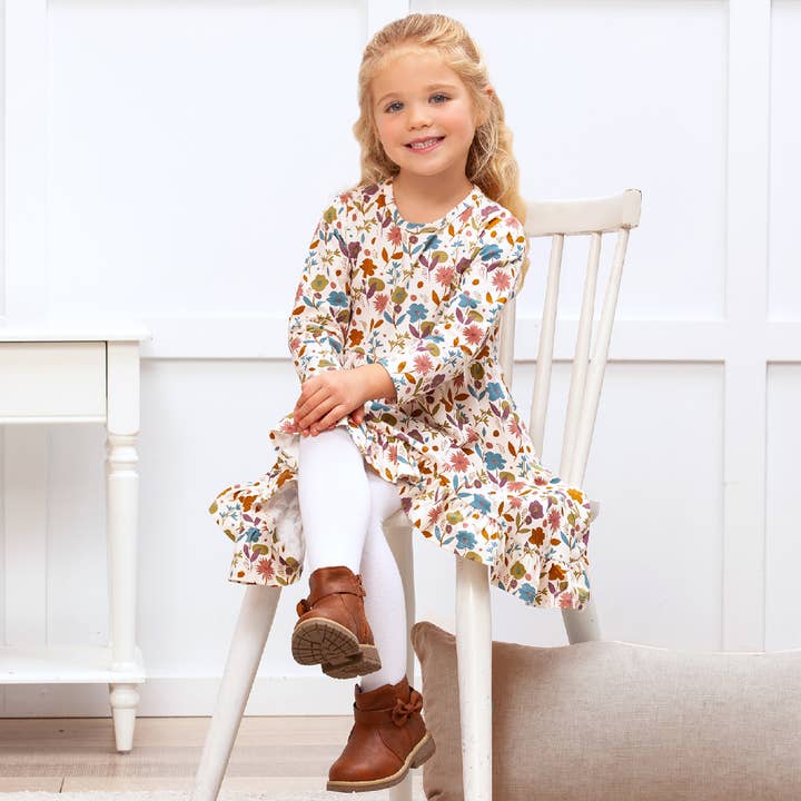 Tesa Babe - Wholesale Dress - Kids - Girl's Blossom Bamboo Twirl Dress