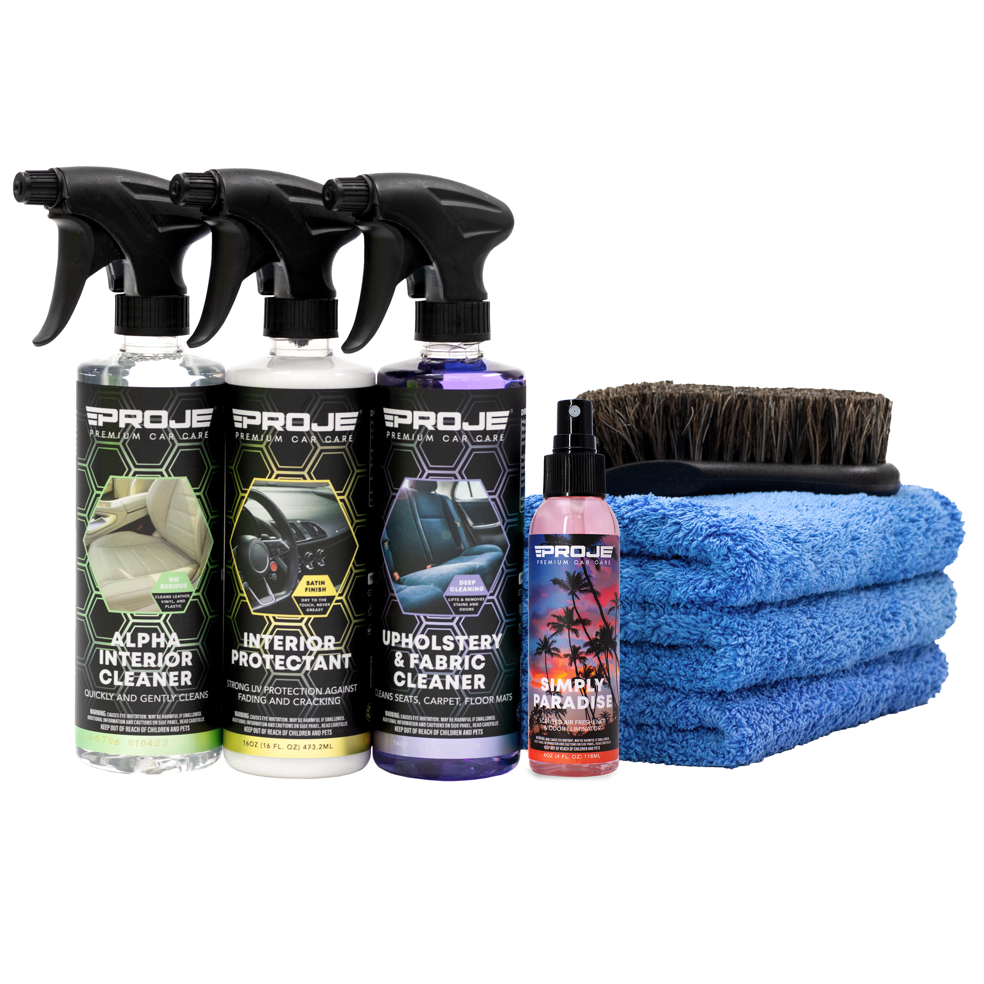 Proje Products - Wholesale Automotive Cleaning Products - Interior Detailing Kit - Ocean Breeze10