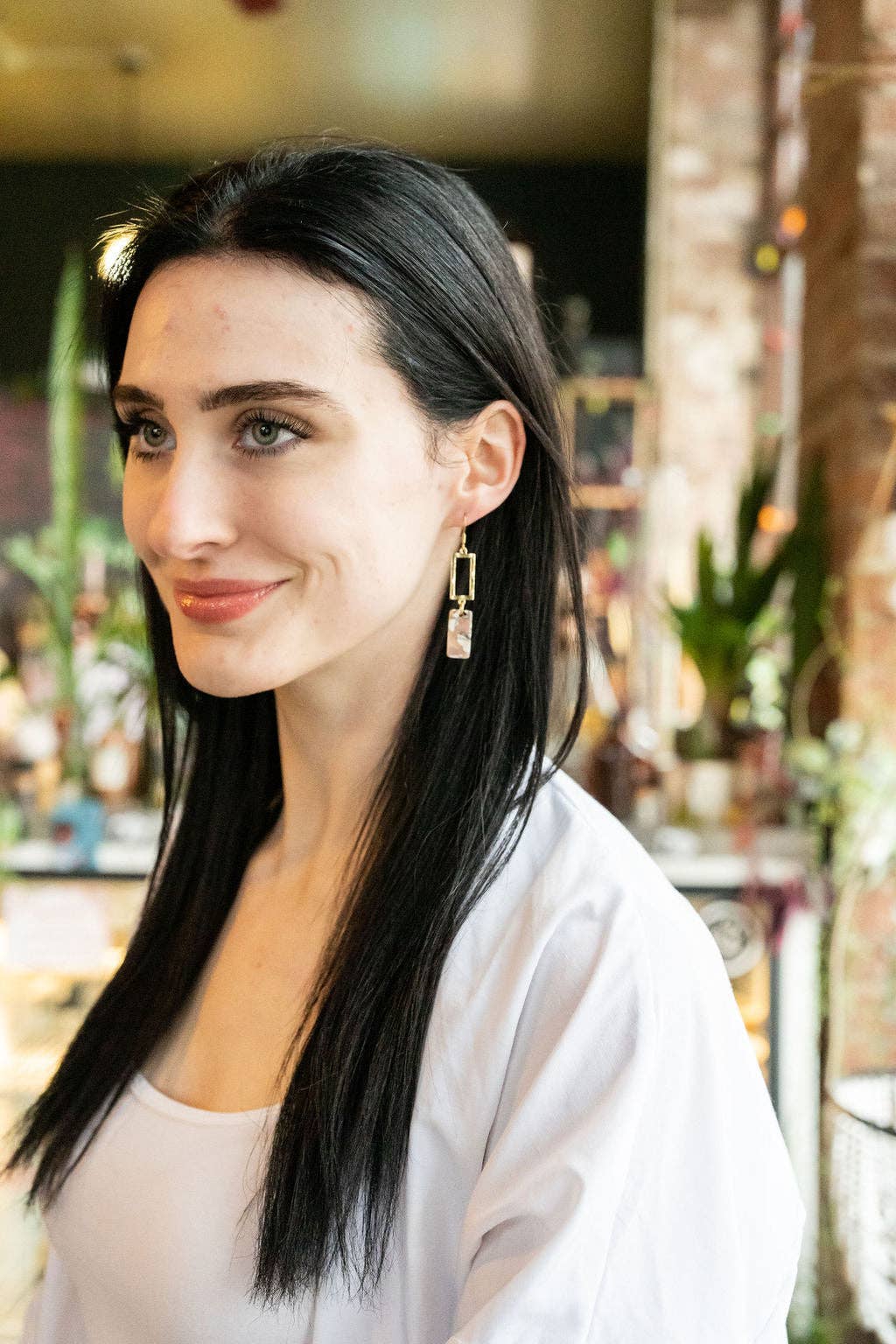 Spiffy & Splendid - Vente Boucles d'oreilles pendantes - Boucles d'oreilles Raya - Grès // Bijoux, Automne2