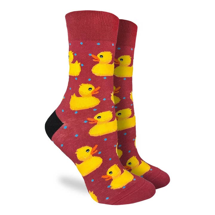 Women's Rubber Ducks Socks for wholesale by Good Luck Sock