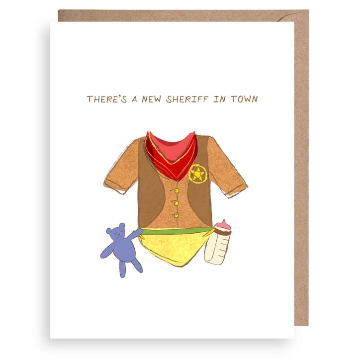 Ny sheriff i stan kort för wholesale av Second Story Cards