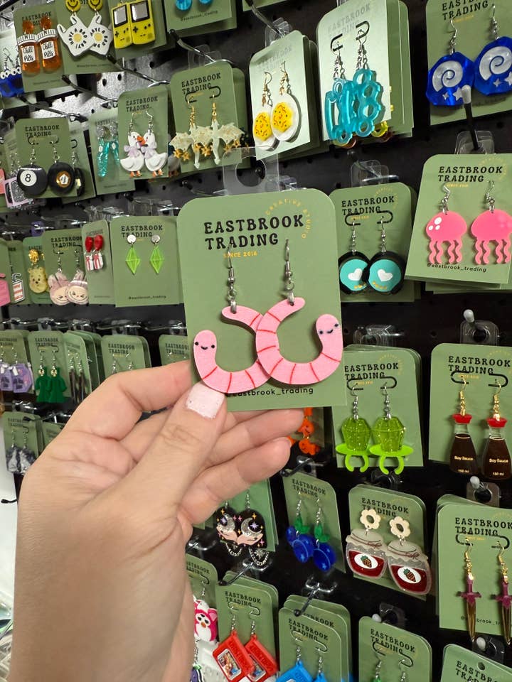 The Worm-earrings for wholesale by Eastbrook Trading