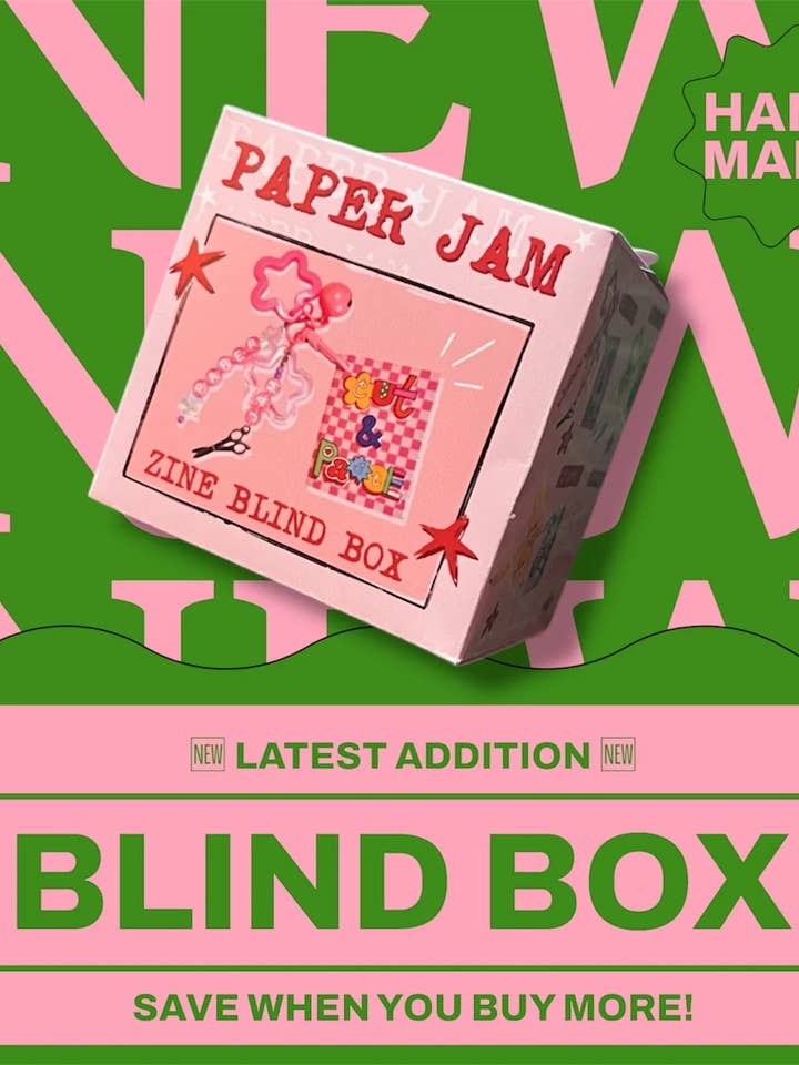 Paper Jam: Scatola a Sorpresa di Fanzine! per la vendita all'ingrosso da parte di Bre’s Tiny Print Shop