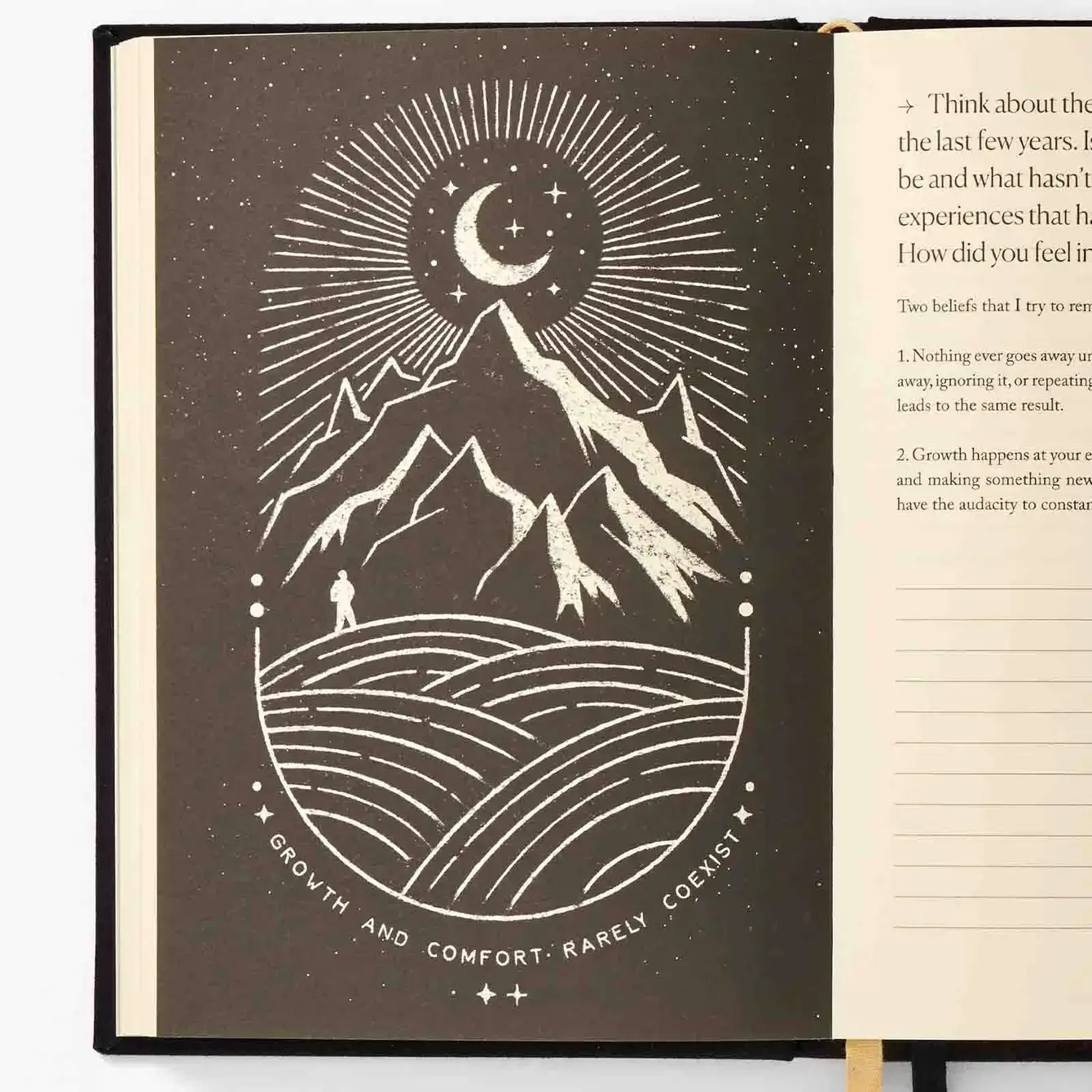 Intelligent Change - Wholesale Journal/diary - Notes to Mindfulness Journal Black - Daily Guided Reflection5