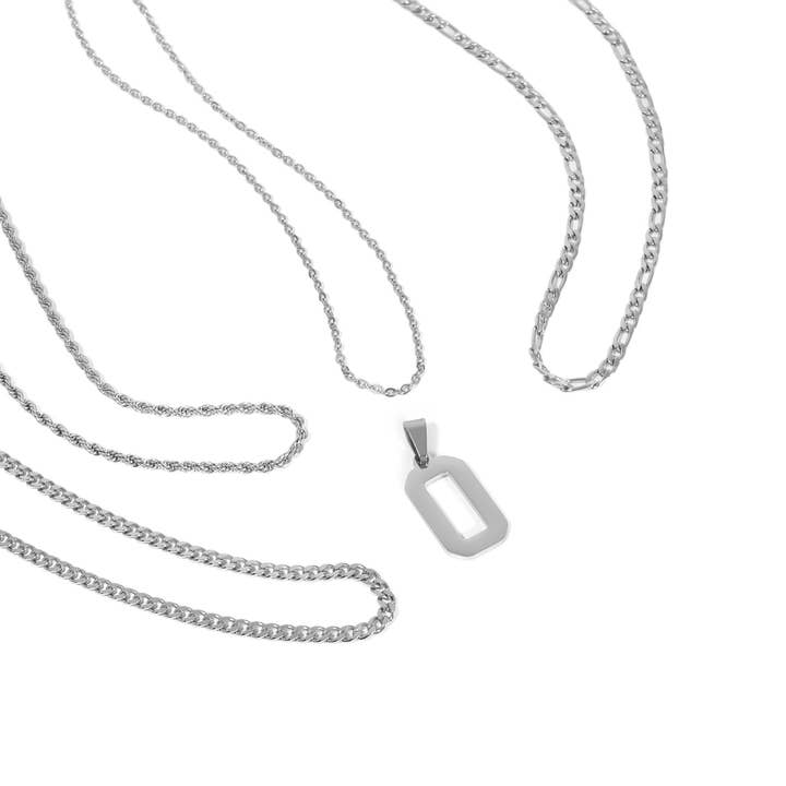 WJW - Wholesale Individual Charm/Pendant - Stainless Steel Sport Number Pendants