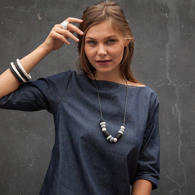 Haiku Single Resin Bangle for wholesale by Polka Luka