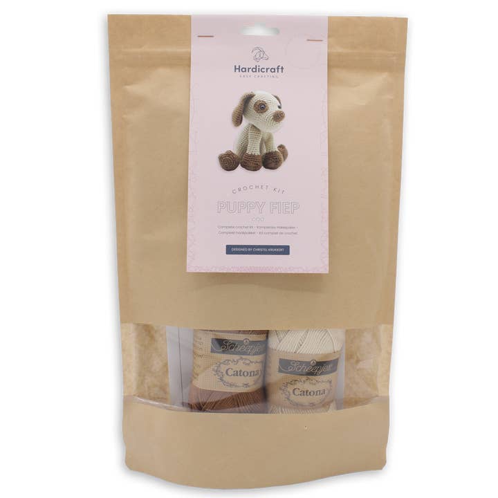 Hardicraft – wholesale Knitting/Crochet Supplies – DIY Crochet Kit - Fiep Puppy