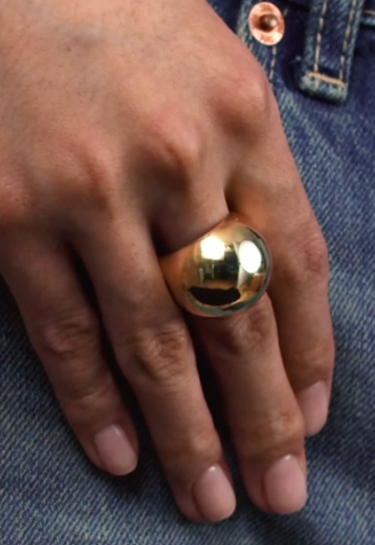 HoopLa - Wholesale Band/Stacked Ring - Max Dome Ring- Stainless Steel Waterproof 14K4