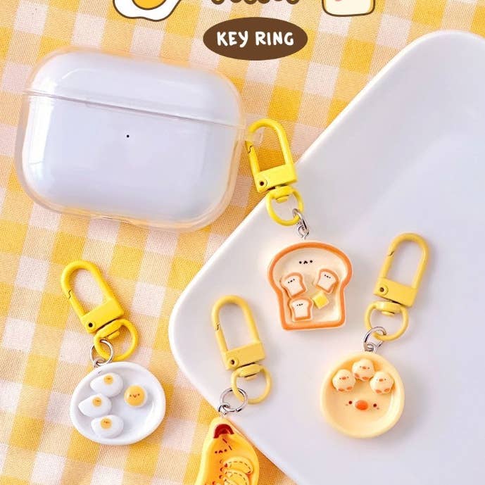 K-Wonderland - Wholesale Keychain - Women's - Breakfast Mini Keyring Key Chain Collection- Open Pack2