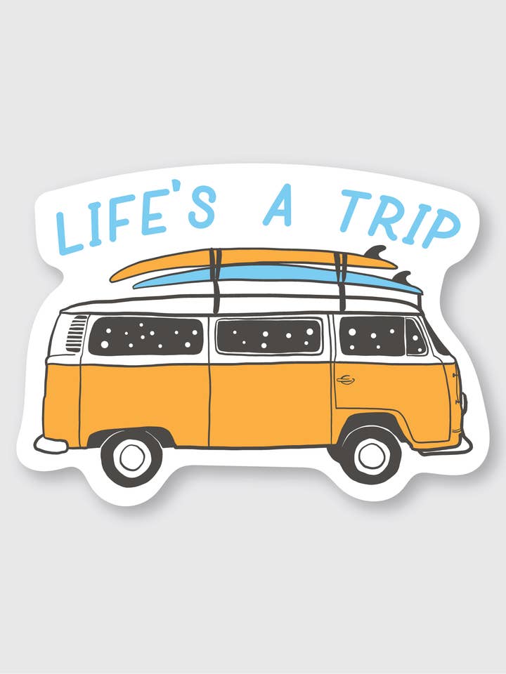 Life's a Trip Sticker for wholesale by Pike Street Press