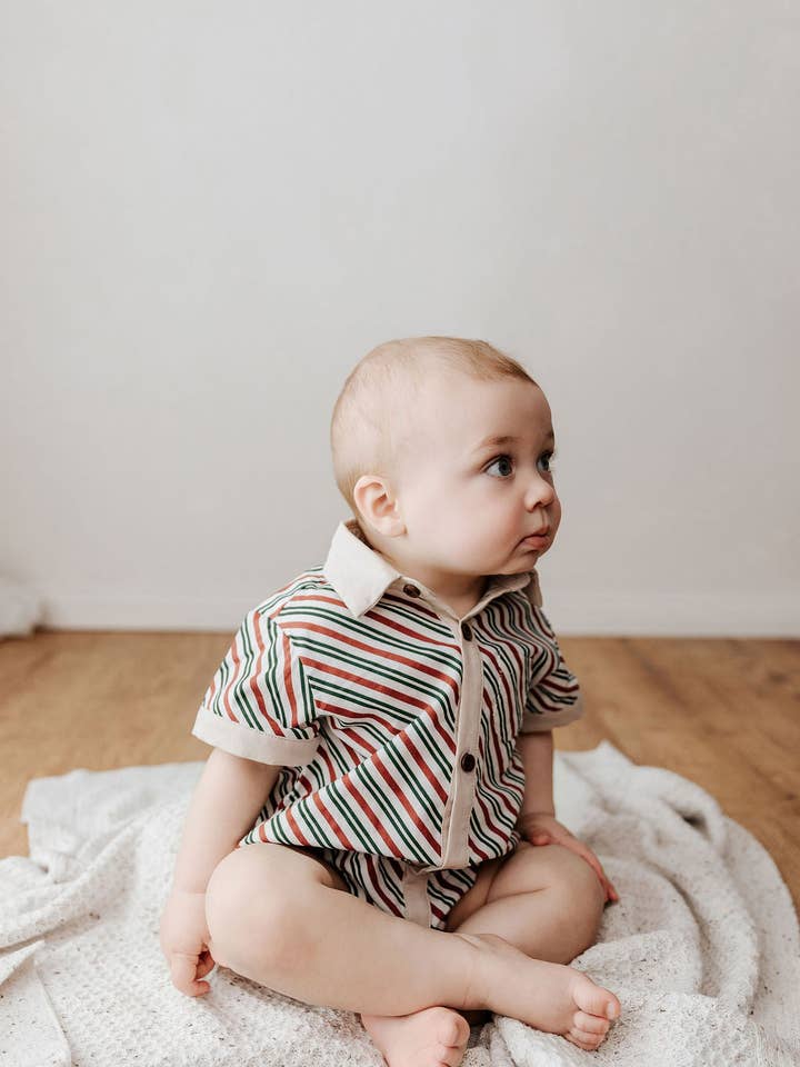 Bencer & Hazelnut - Wholesale Button Down Shirt - Kids - Kids Collared Shirt: Peppermint7