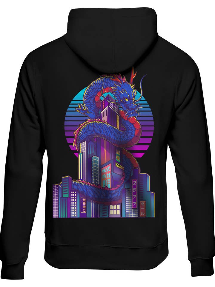 DORAGONTOSHI : SWEAT À CAPUCHE pour la vente par Neomachi