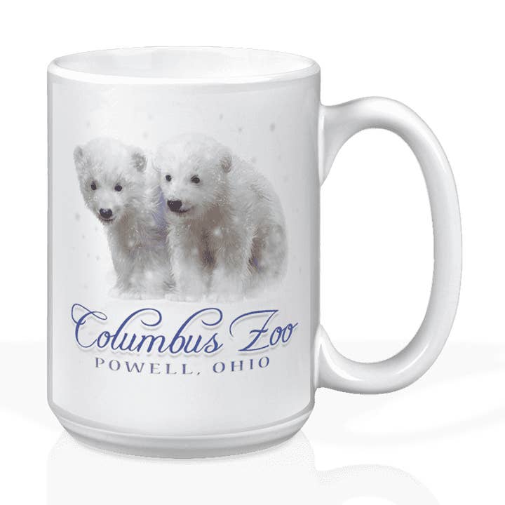 Matrix - Wholesale Coffee mug - Customizable Ceramic 15oz Mug Wrapped: Watercolor Polarbear0