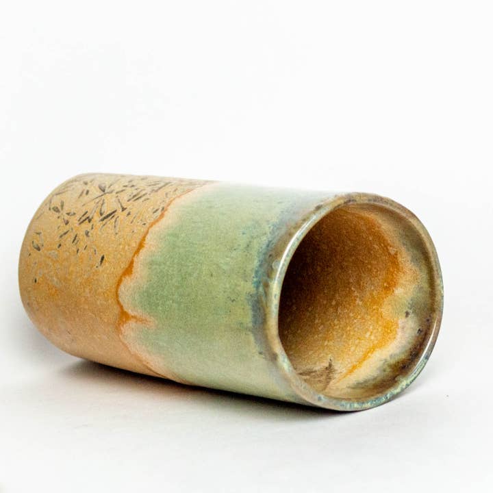 White Squirrel Clayworks - Wholesale Vase - Dragonfly Pattern Handmade in Ohio Ceramic Vase2