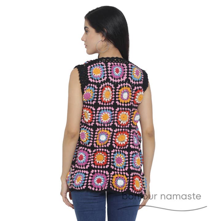 Virkad Ullshrug – Partihandel Klar | Mysigt Vinterlager för wholesale av Bonjour Namaste