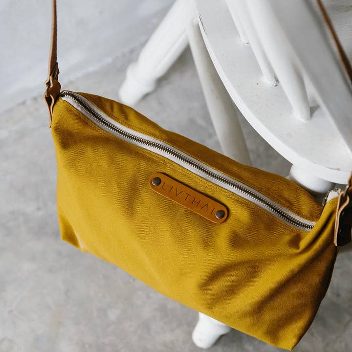 LIV THAI - Wholesale Crossbody Bag - Women's - Mustard6