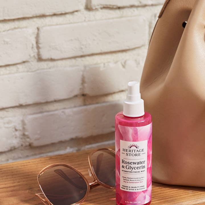 Heritage Store - Wholesale Face & Body Mist/Water - Rosewater & Glycerin 2oz/4oz/8oz5
