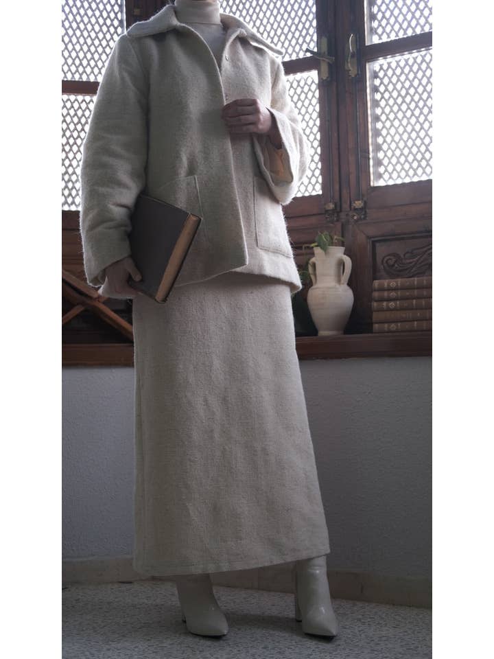 TŪNIQ - Wholesale Skirt - Women's - The Pleated Pencil Skirt | Taliba VII1