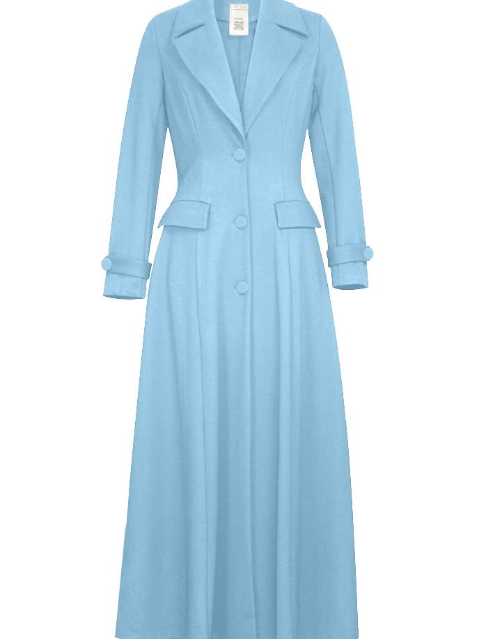 Chic Star Plus Size Ponte Maxi Kappa I Blå 072624 för wholesale av CHIC STAR