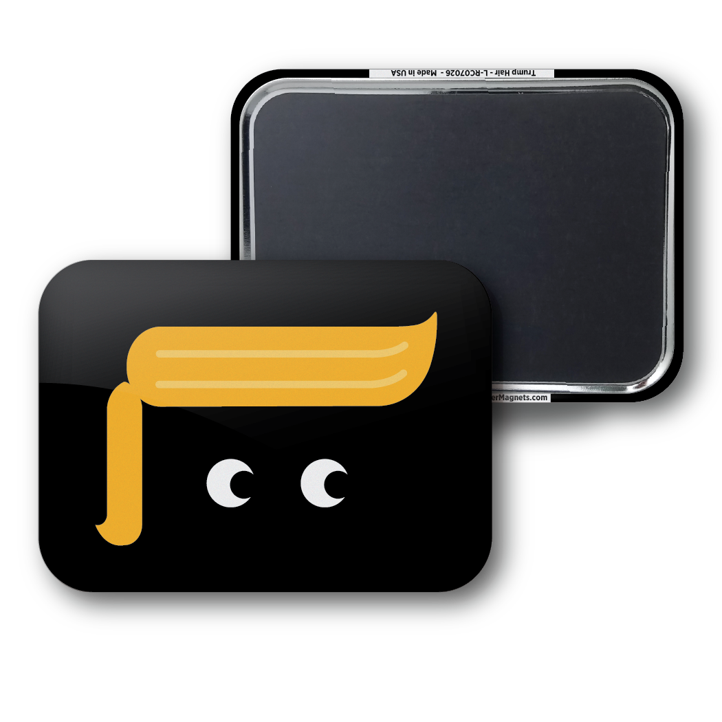 BetterMagnets.com by Design Studio 88 Inc - Vente Aimants - Aimant politique : Trump Hair1