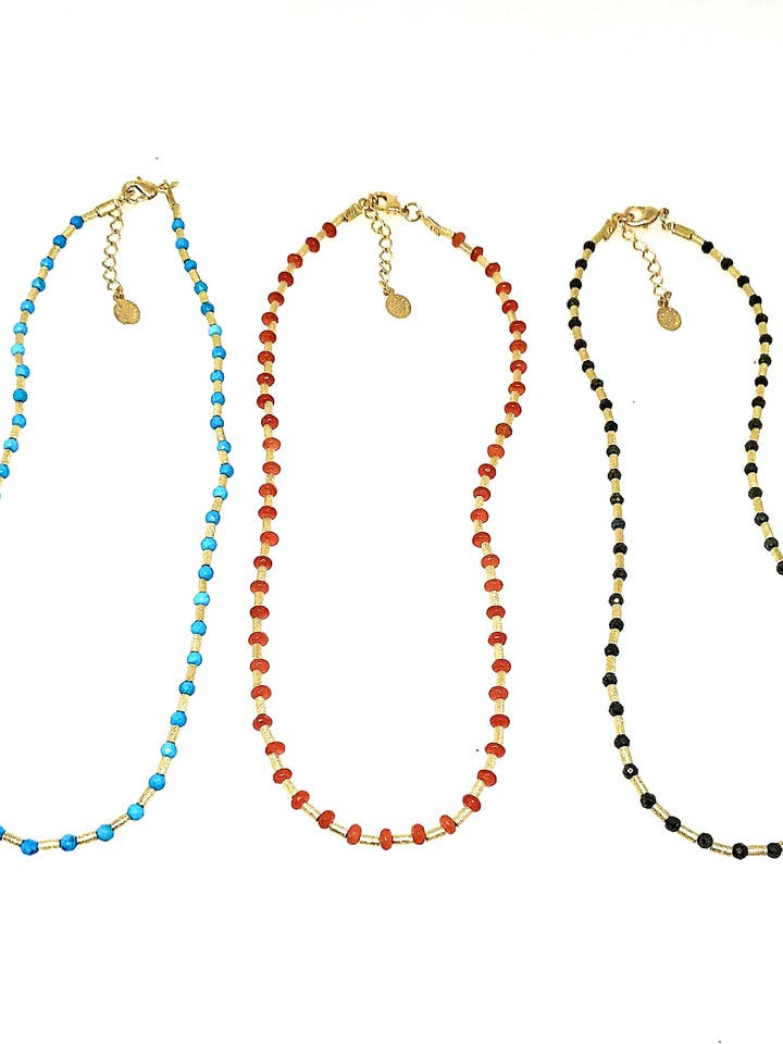 COLAR DE PEDRA EGITO por atacado de Creative Brazil