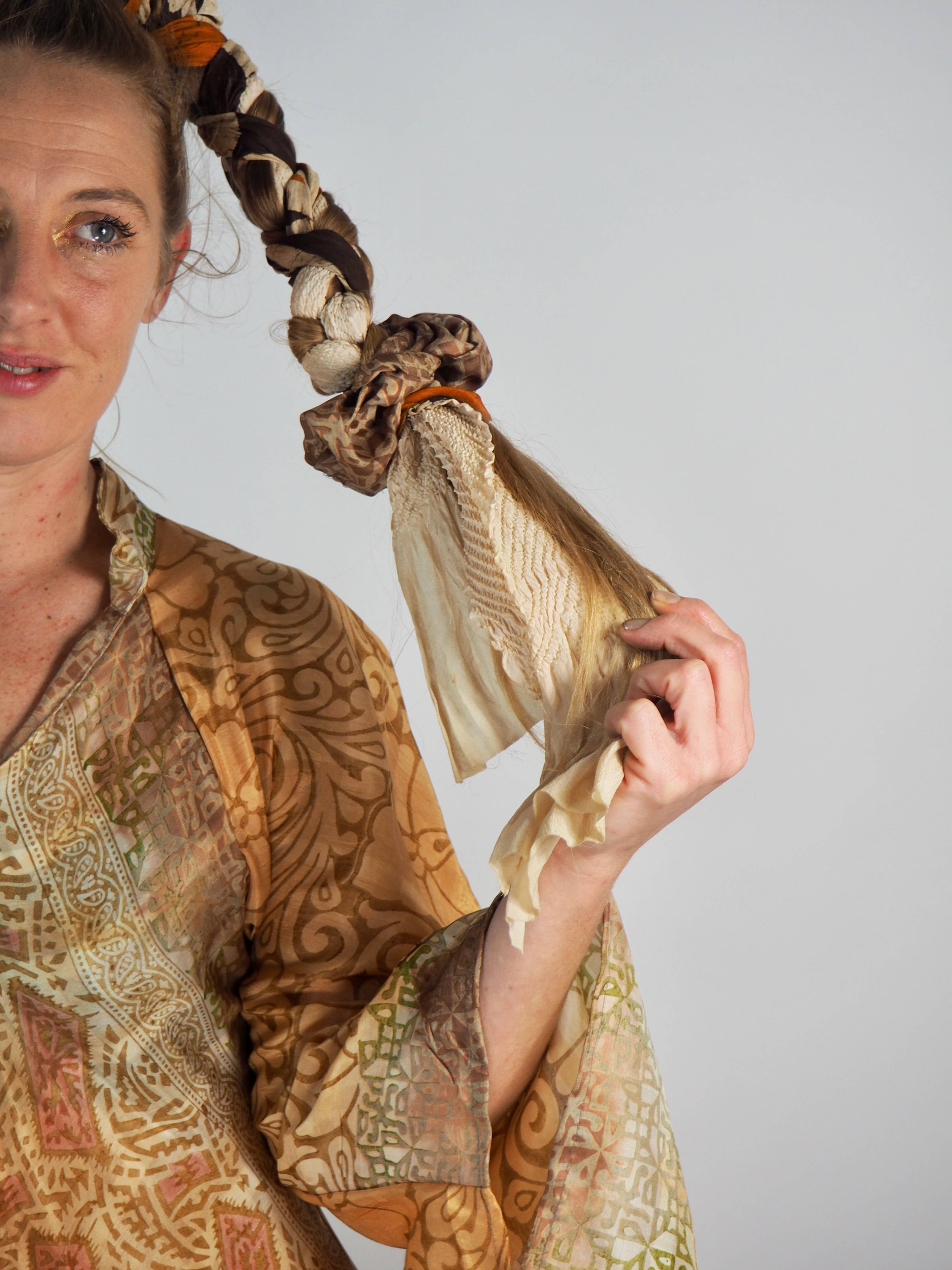 Vagabond Ibiza - Wholesale Dress - Women's - The Lenya Dress– Up-cycled Vintage Sari Dress 51