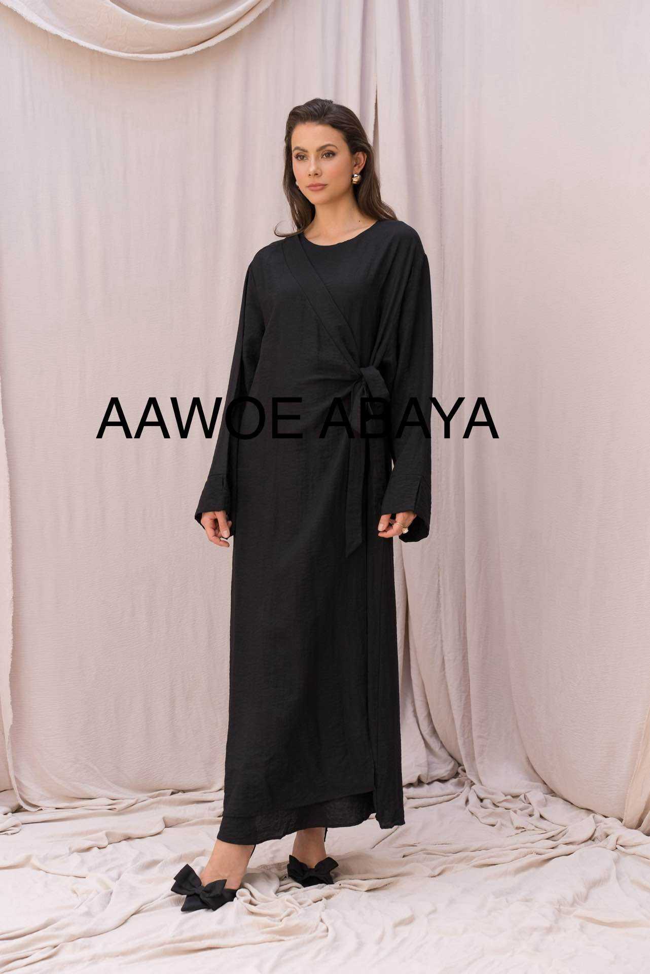 Aawoe Abaya – Kaftan - Mulher por atacado – Vestido Abaya Elegante - 2421-VES20