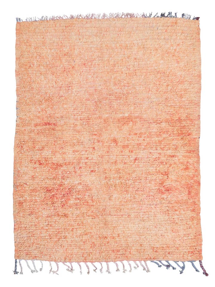 SORBET Peach Vintage Beni Mguild Moroccan Rug 5'5 x 4' for wholesale by Ouive