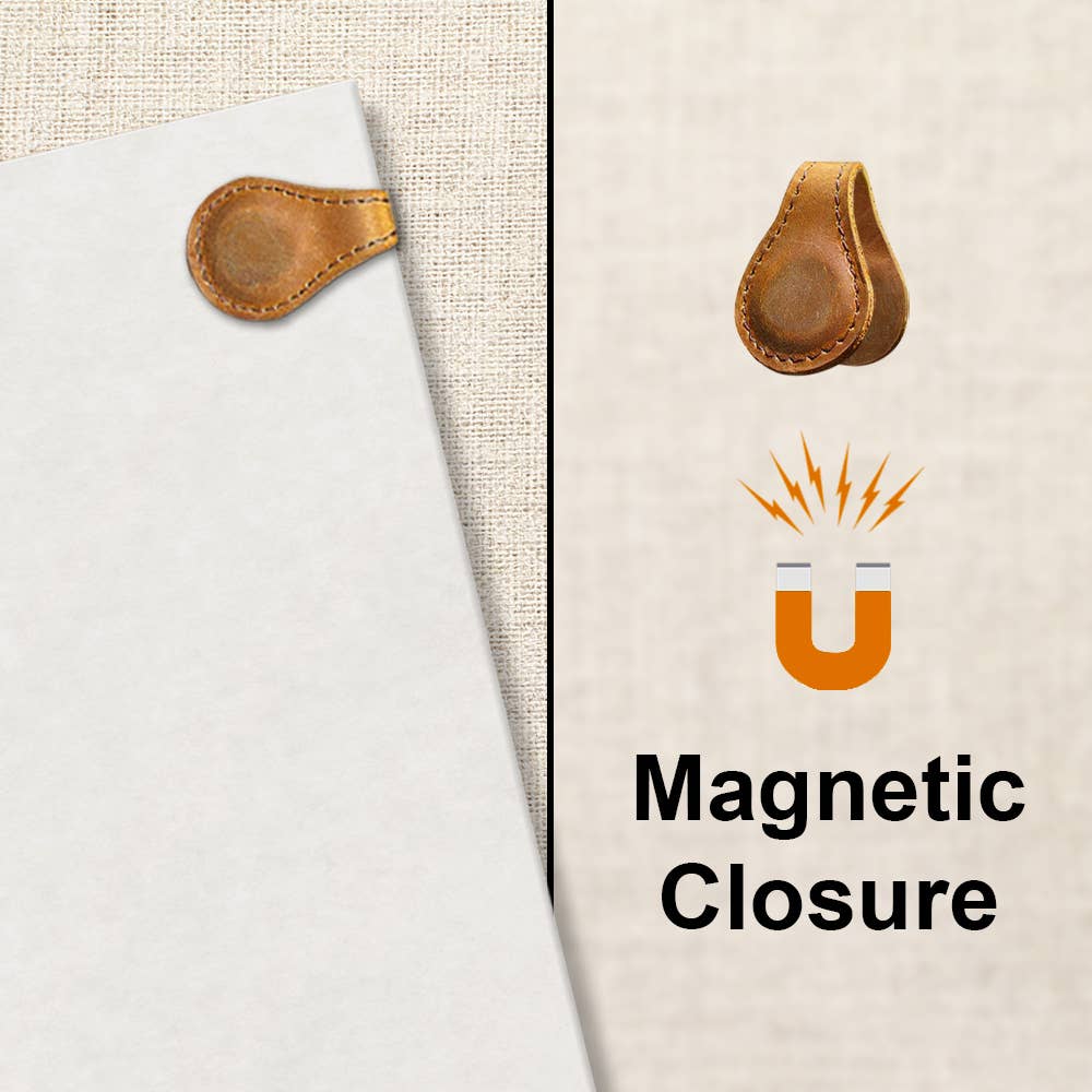 American Leather Goods - Wholesale Bookmark - Leather Magnetic Bookmark, Handmade Leather Book mark15
