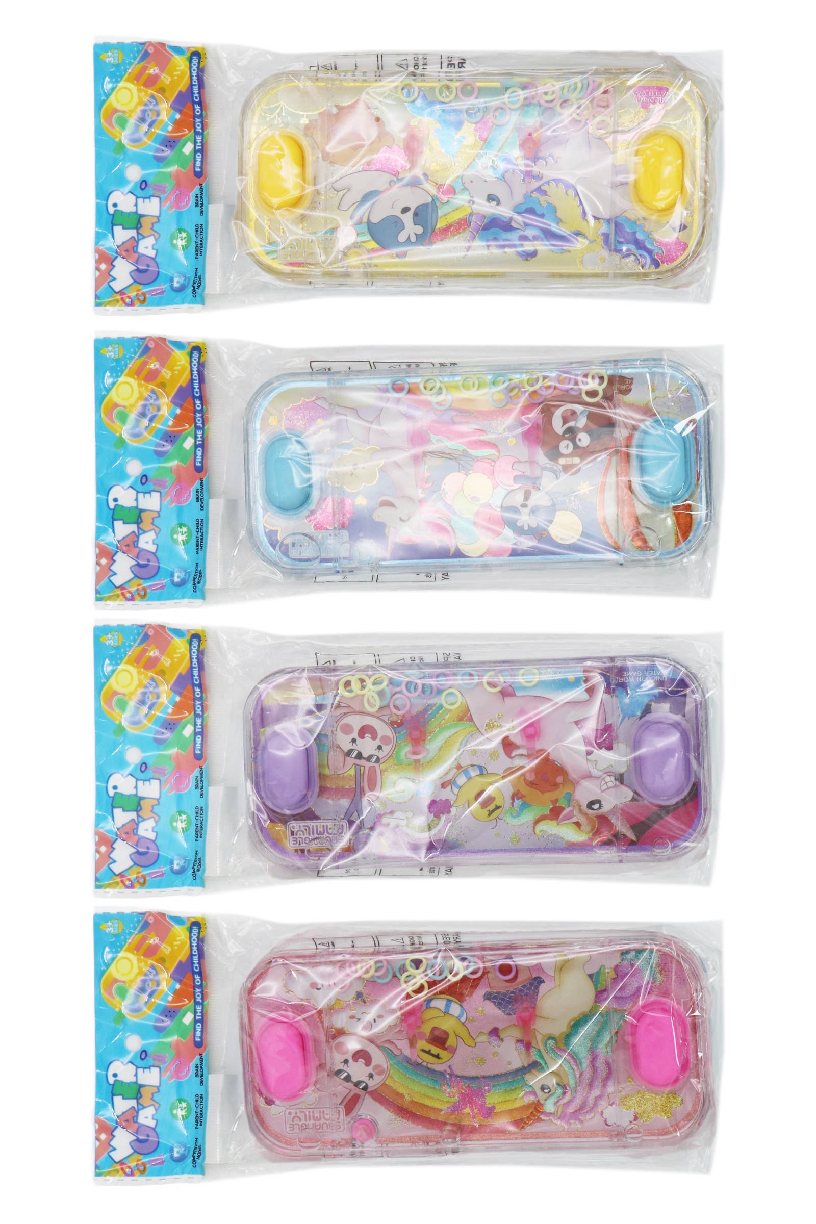 ASSORTITI Gioco d'Acqua con Lancio di Anelli a Impilamento di Unicorni - 12 Pezzi in vendita all'ingrosso su Faire3