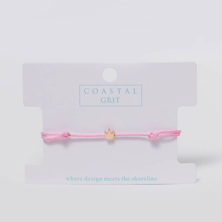 Make-A-Wish Crown Bracelet for wholesale by Coastal Grit
