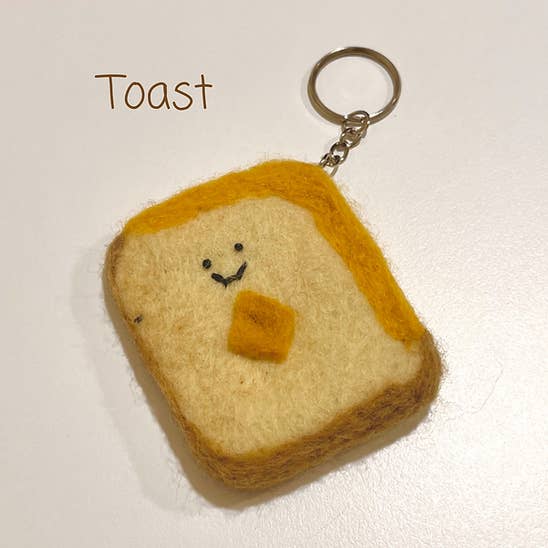 Bread Keychain - Toast for wholesale by illo