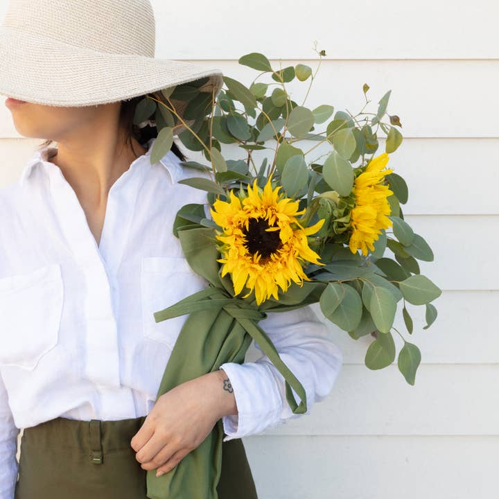 Aplat LLC - Wholesale Tote Bag - Women's - Jardin Bouquet Tote - Olive