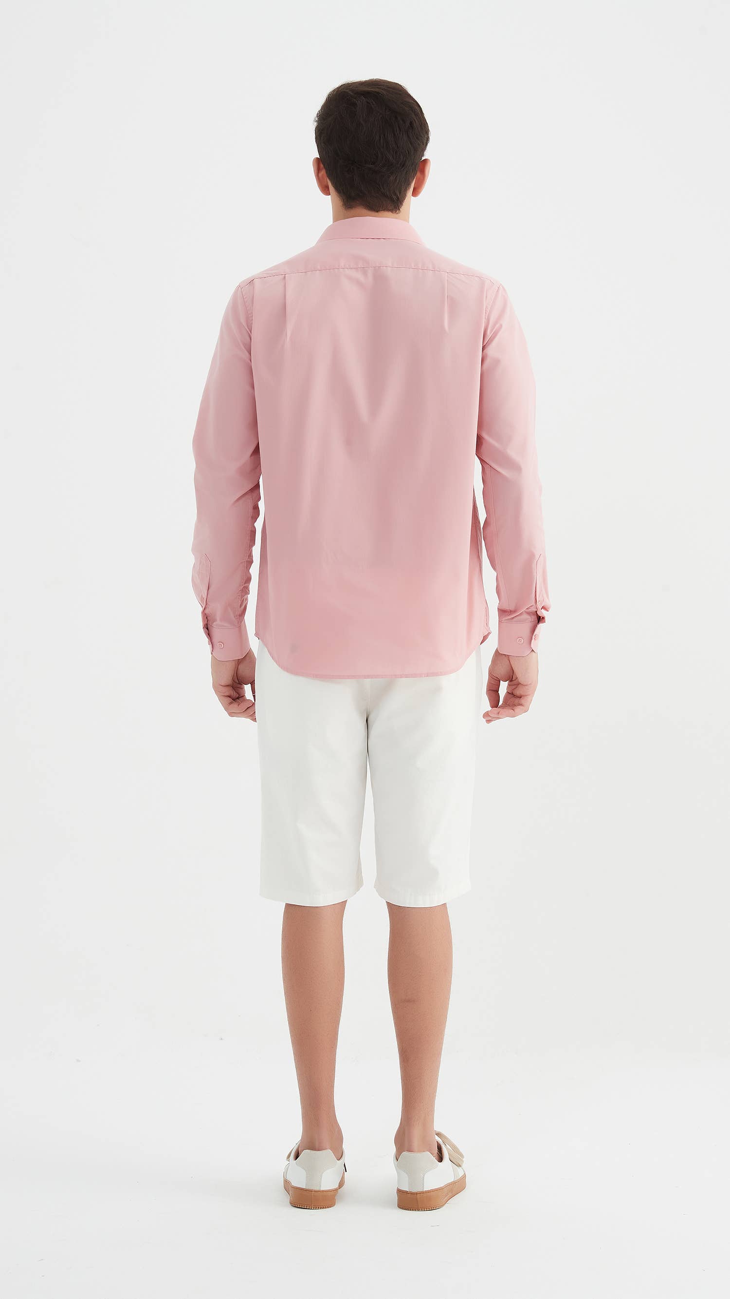 Yves Enzo - Wholesale Button Down Shirt - Men's - Old pink shirt in comfort fit2