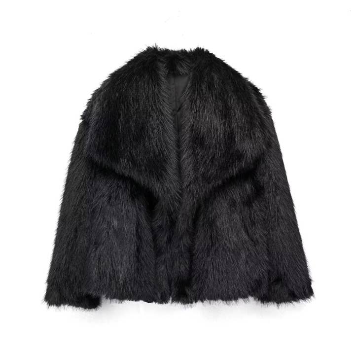 Marayn - Wholesale Fur/Faux Fur Coat - Women's - Luxury Faux Fur Coat European Chic Elegant Queen Style8