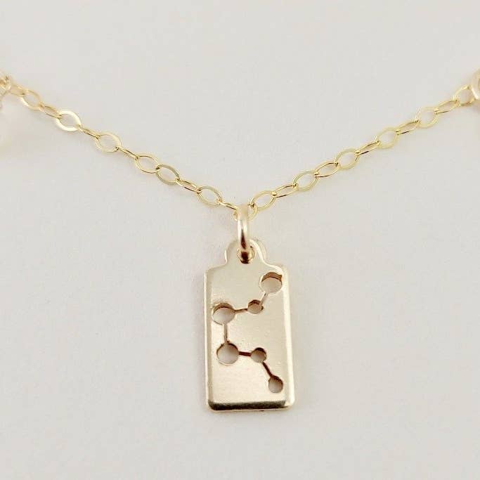 Goldene Wassermann-Halskette für den Großhandel von Devi Arts Collective