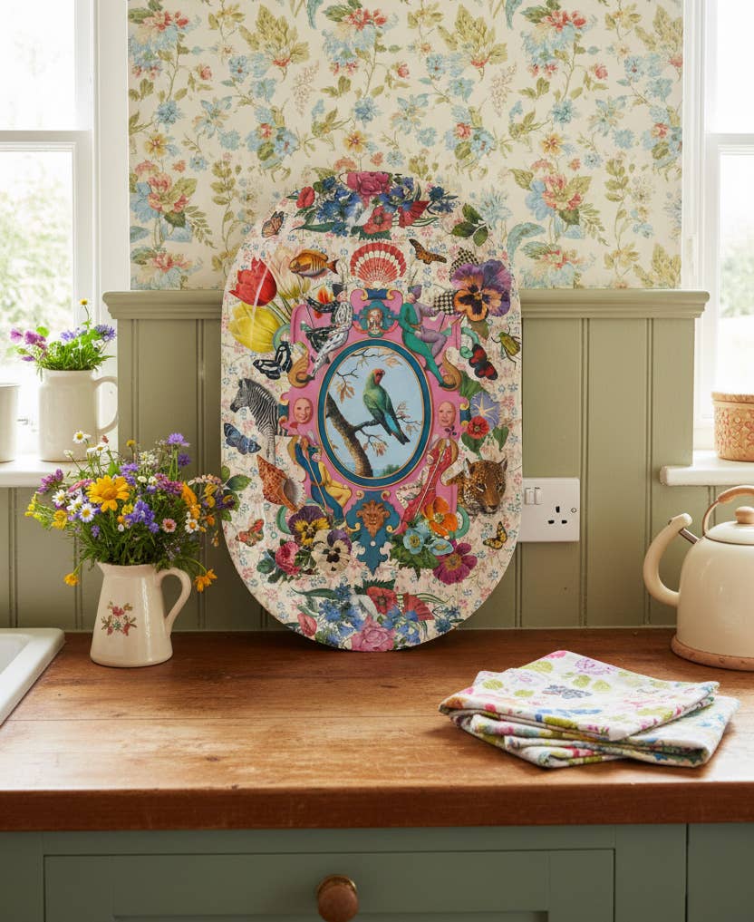 Mouchkine Jewelry – Großhandel Deko-Tablett – Rhapsodie ovales Tablett 44x28cm1