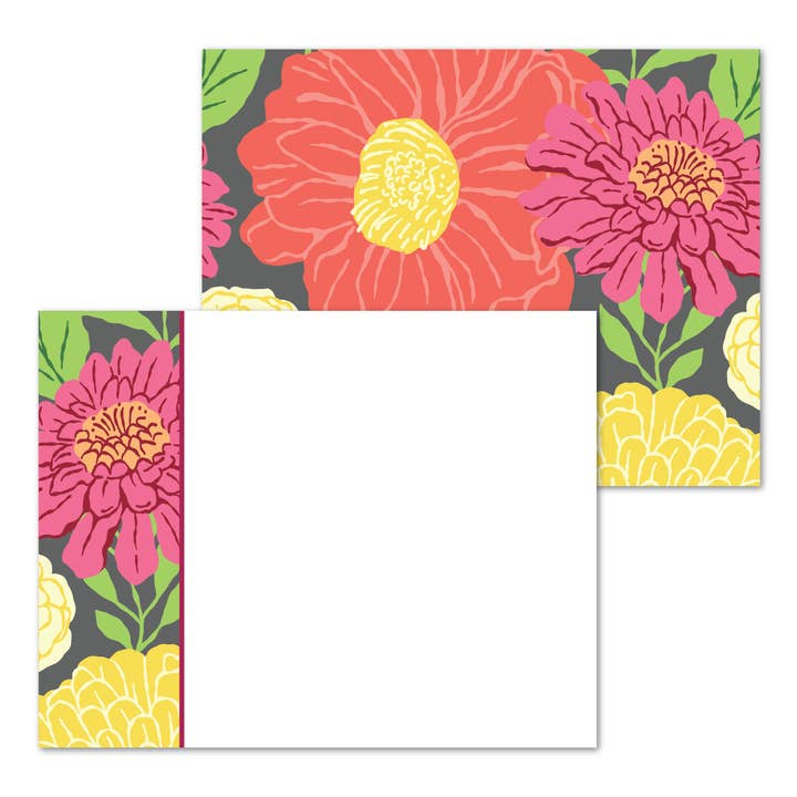 September Blooms Panel Note Cards A2 for wholesale by UncommonWares
