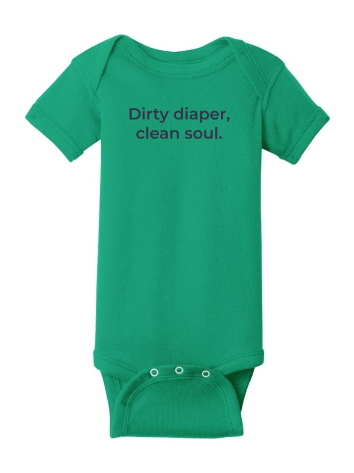 Sock Religious - Wholesale Bodysuit (Non-Footed) - Baby - Dirty Diaper, Clean Soul Onesie11