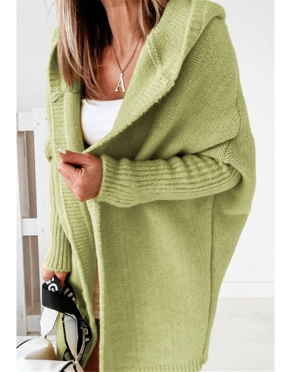 Sweetkama – Großhandel Strickjacke – Damen – Damen-Cardigan in Uni mit offenem Vorderteil SKT50109